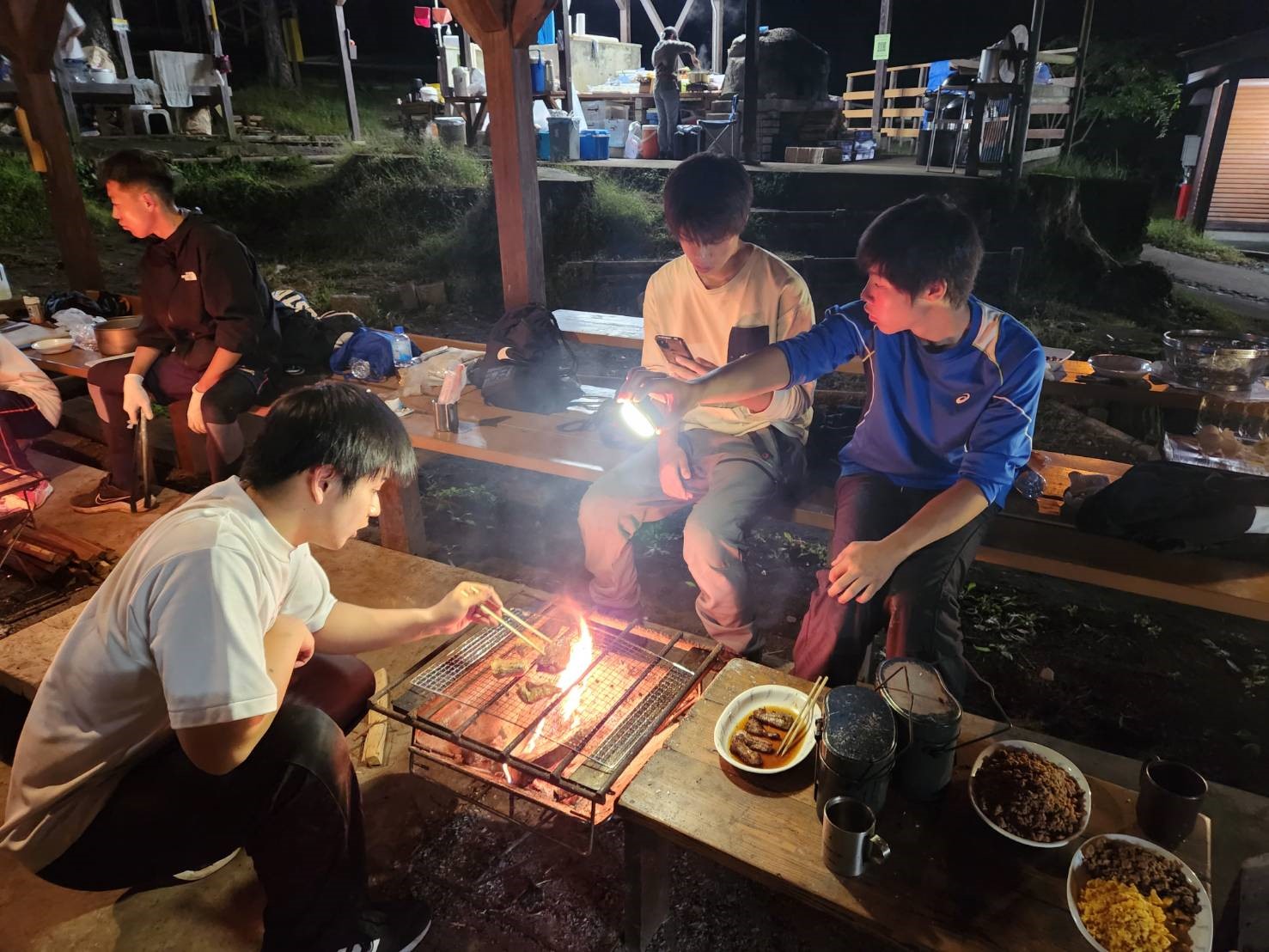 1023キャンプ実習　炊事①